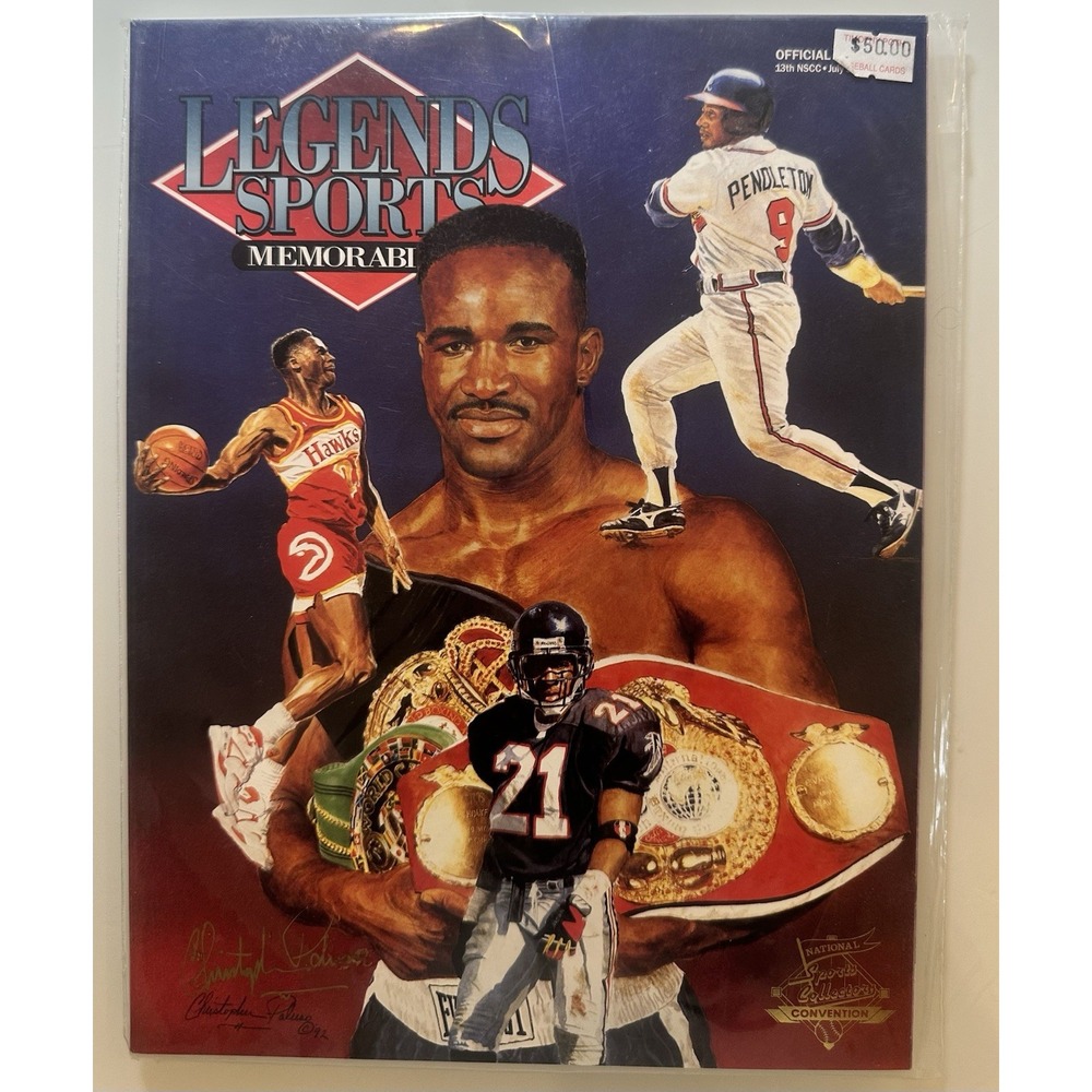 Christopher Paluso Signed Autographed Legends Magazine Sports Artist PSA AL92605